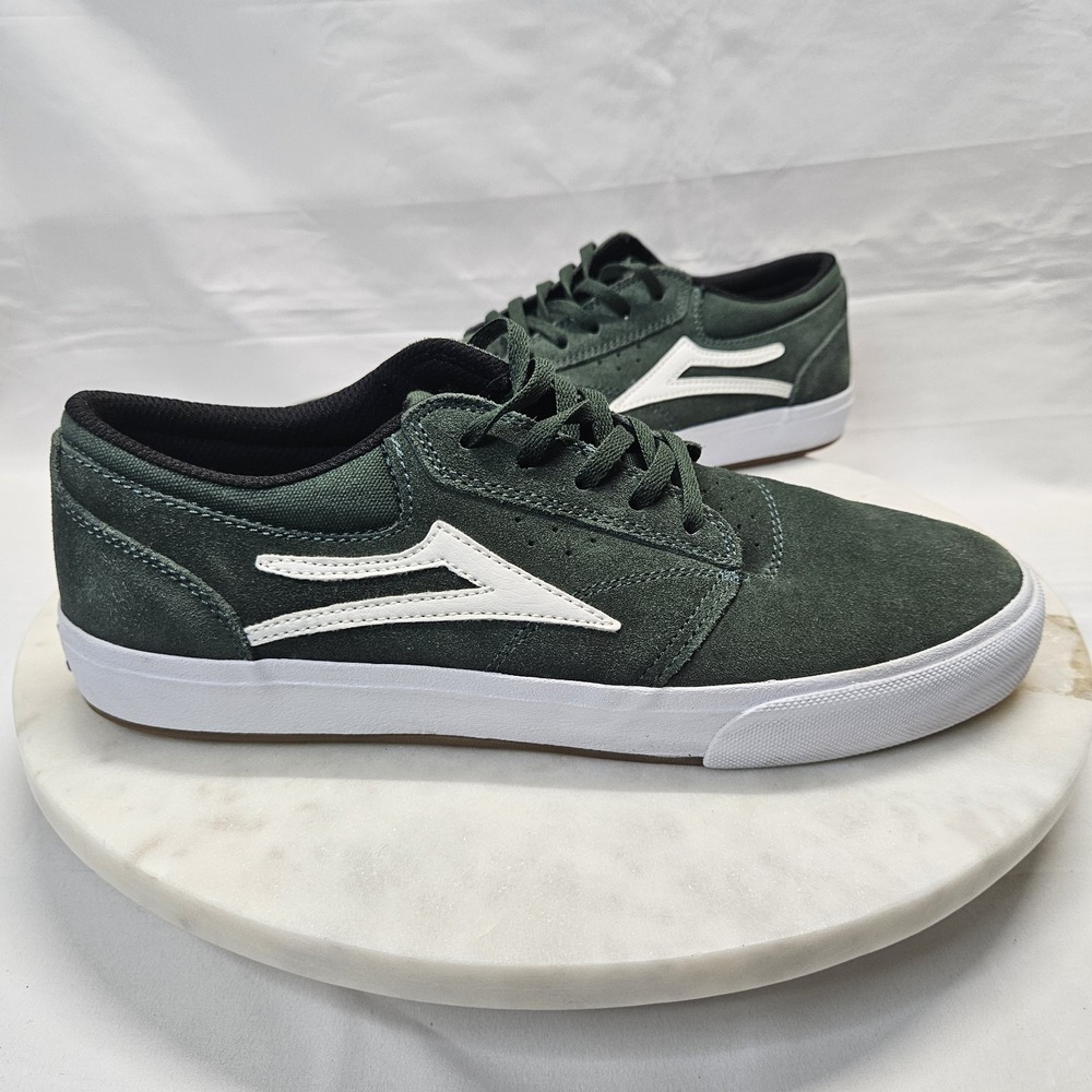 Lakai Skateboard Shoes Griffin  Geen Suede Size 8.5‎ US